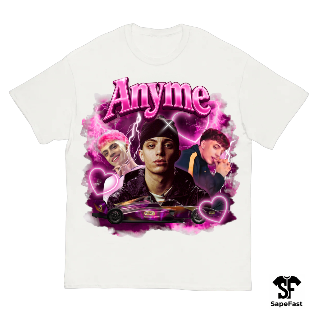 T-shirt anyme fans Blanc