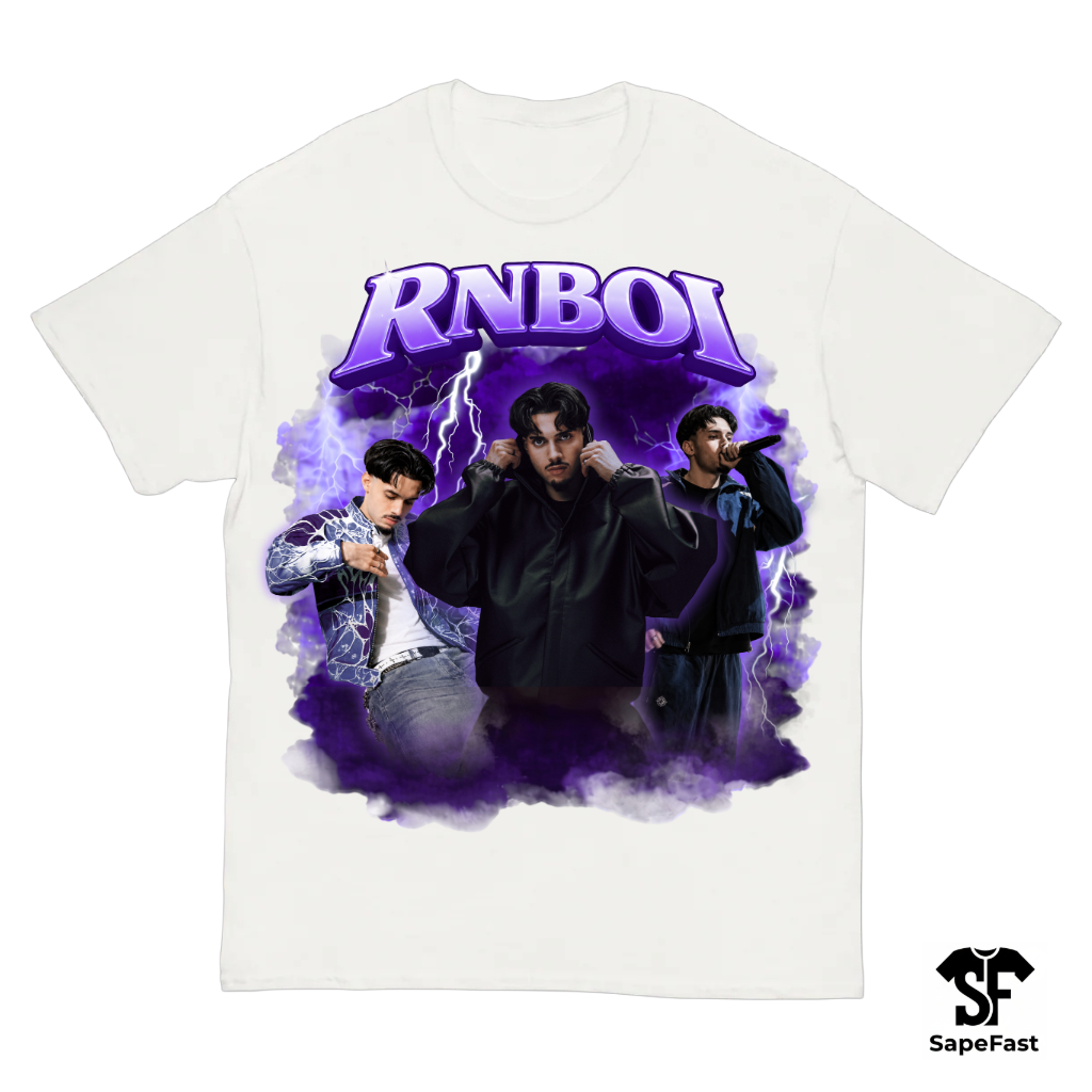 T-shirt RNBOI fans Blanc