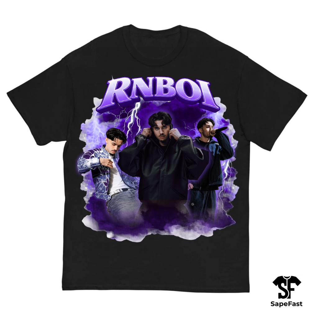 T-shirt RNBOI fans Blanc