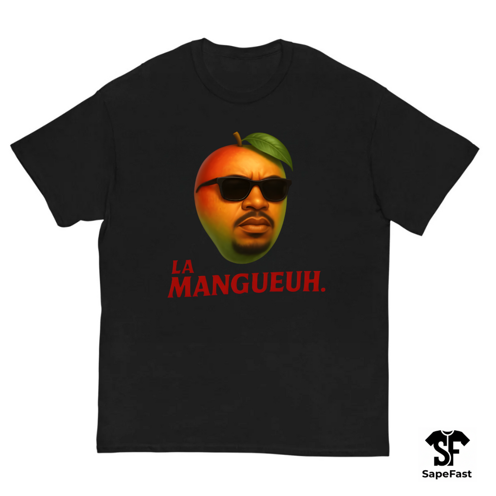 T-Shirt LA MANGEUH SDM blanc