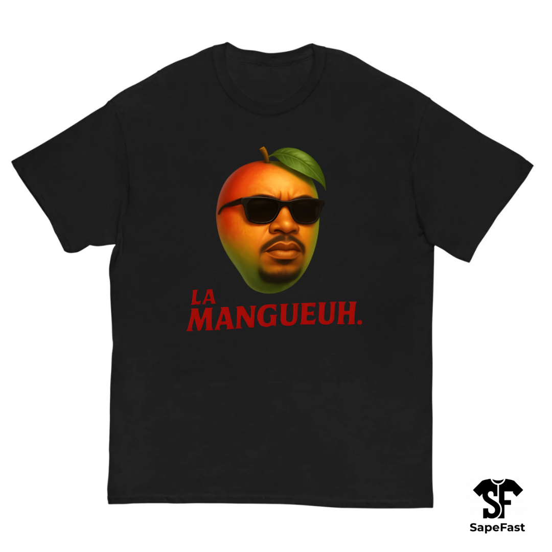 T-Shirt LA MANGEUH SDM blanc